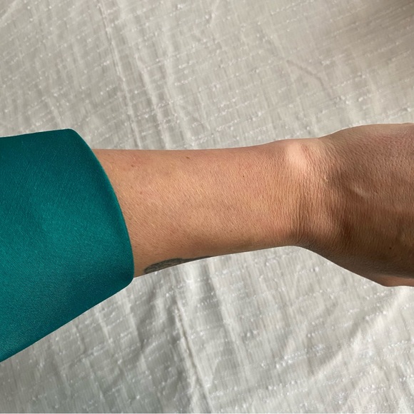 Women’s 1950’s Turquoise Evening-wear Over Coat by Peggy French - Picture 6 of 9